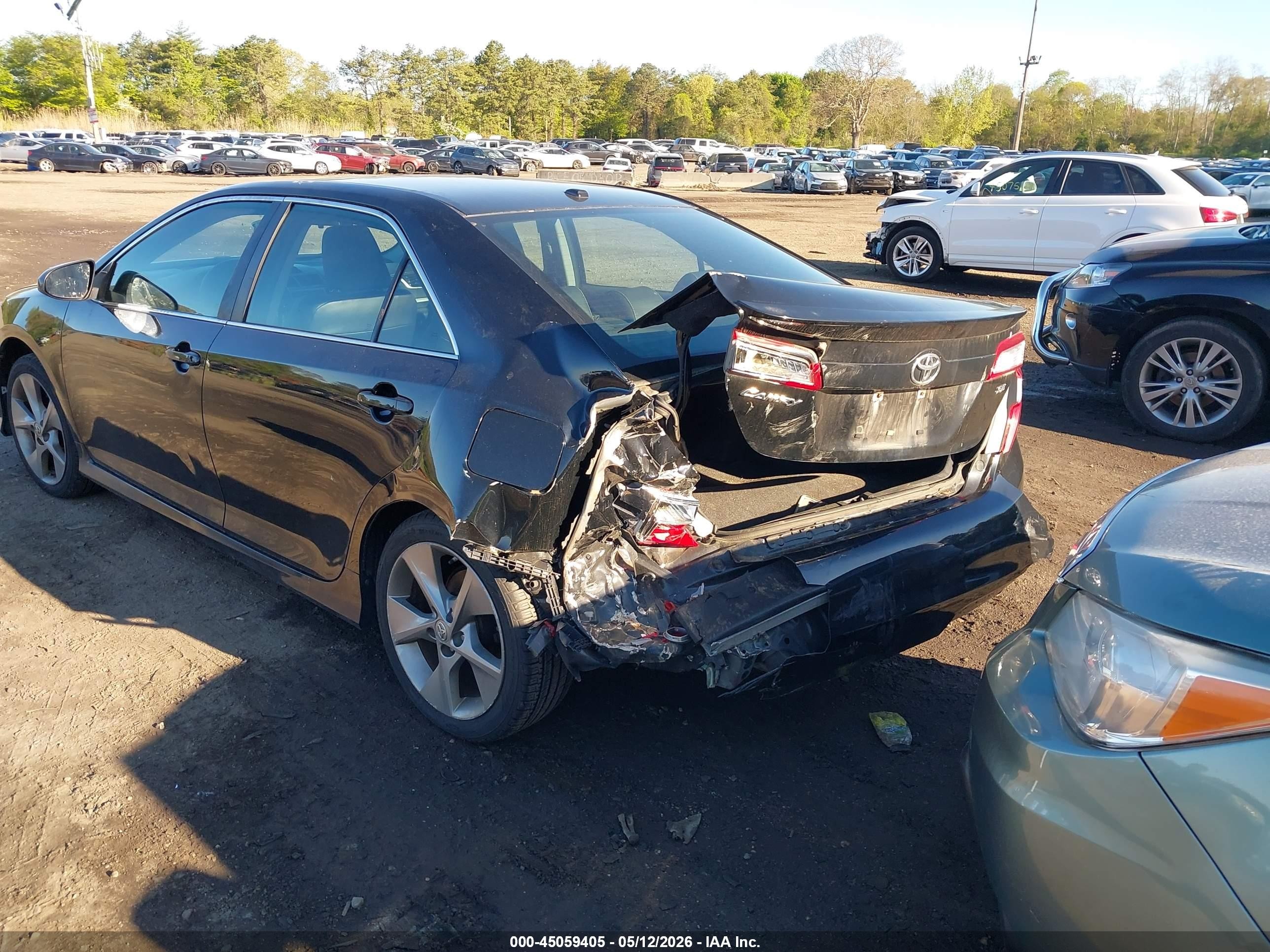 2012 Toyota Camry Se Limited Edition Черный vin: 4T1BF1FK7CU199871