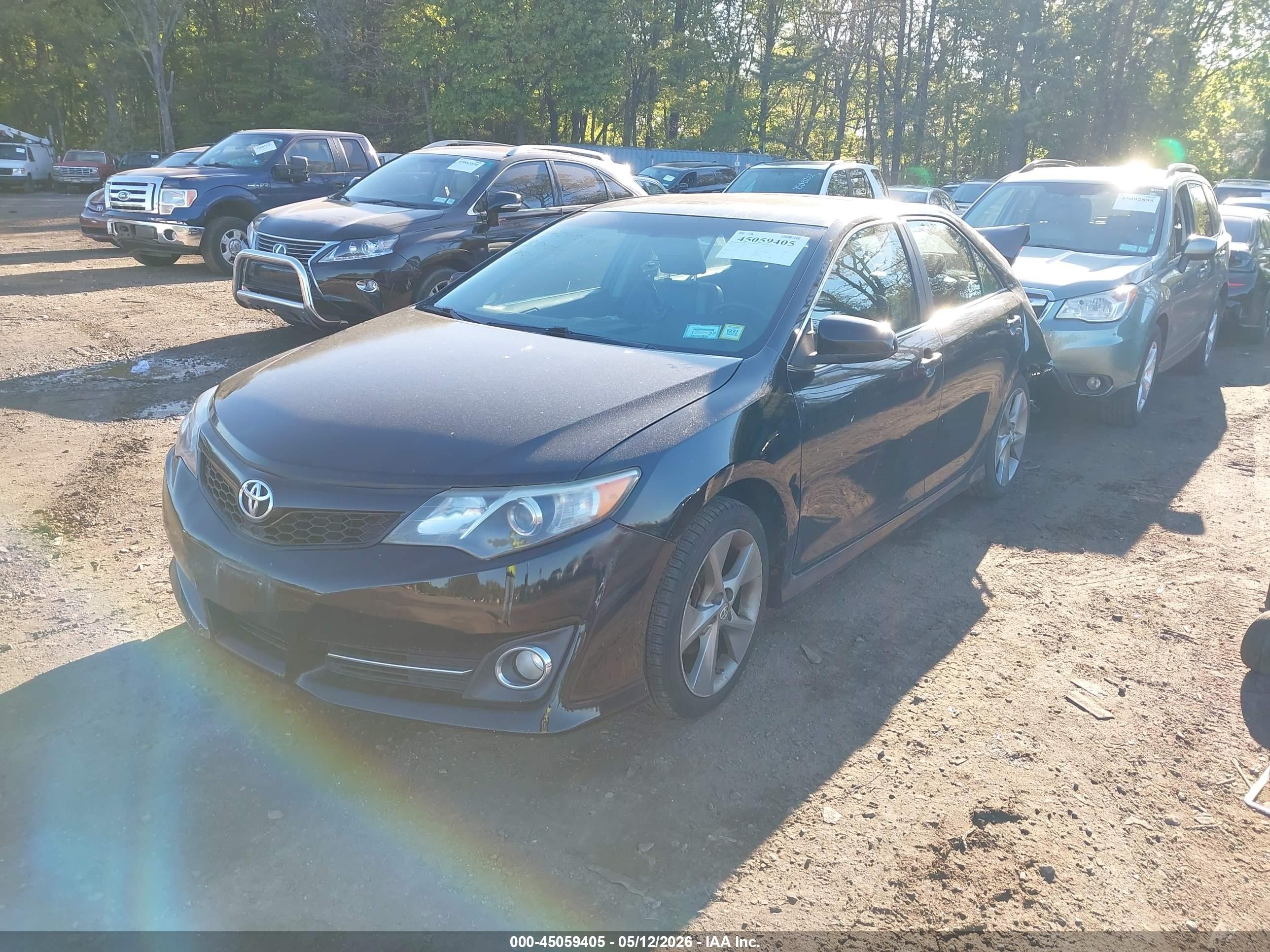 2012 Toyota Camry Se Limited Edition Черный vin: 4T1BF1FK7CU199871