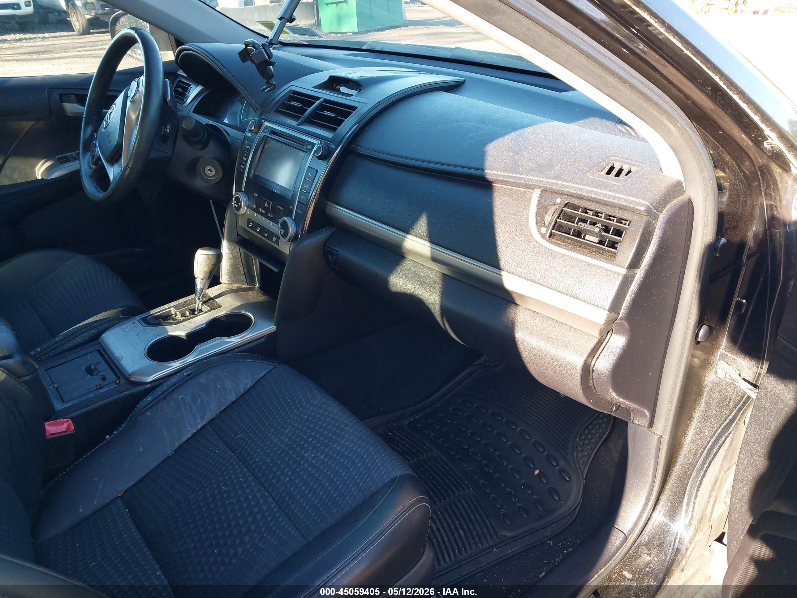 2012 Toyota Camry Se Limited Edition Черный vin: 4T1BF1FK7CU199871