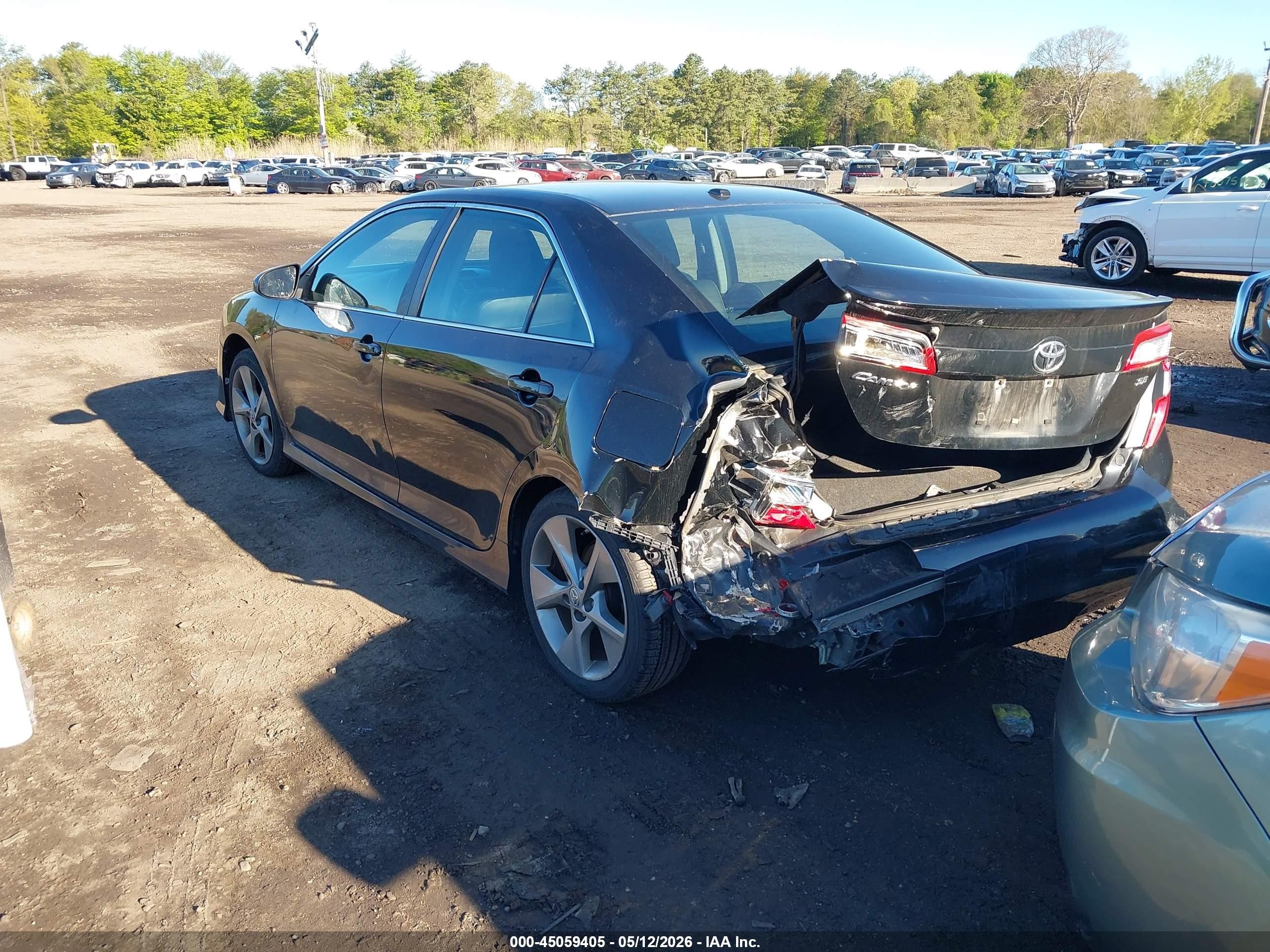2012 Toyota Camry Se Limited Edition Черный vin: 4T1BF1FK7CU199871