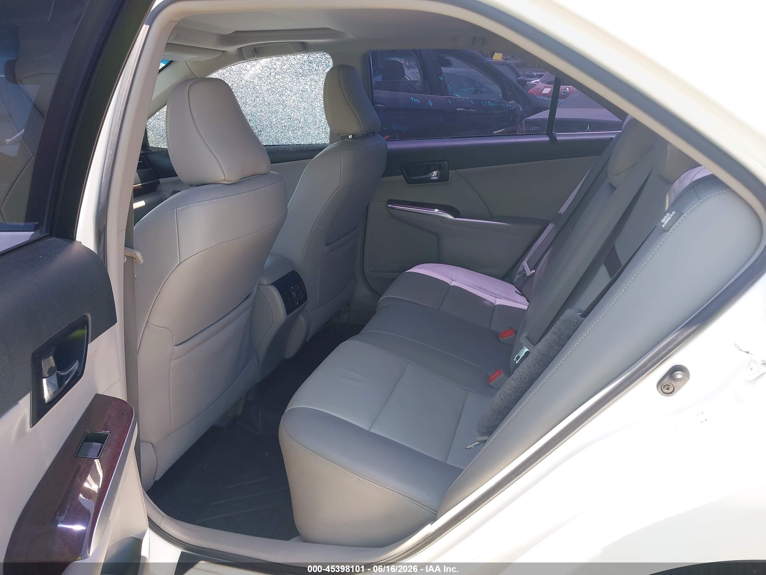 2012 Toyota Camry Xle Белый vin: 4T1BF1FK7CU501322
