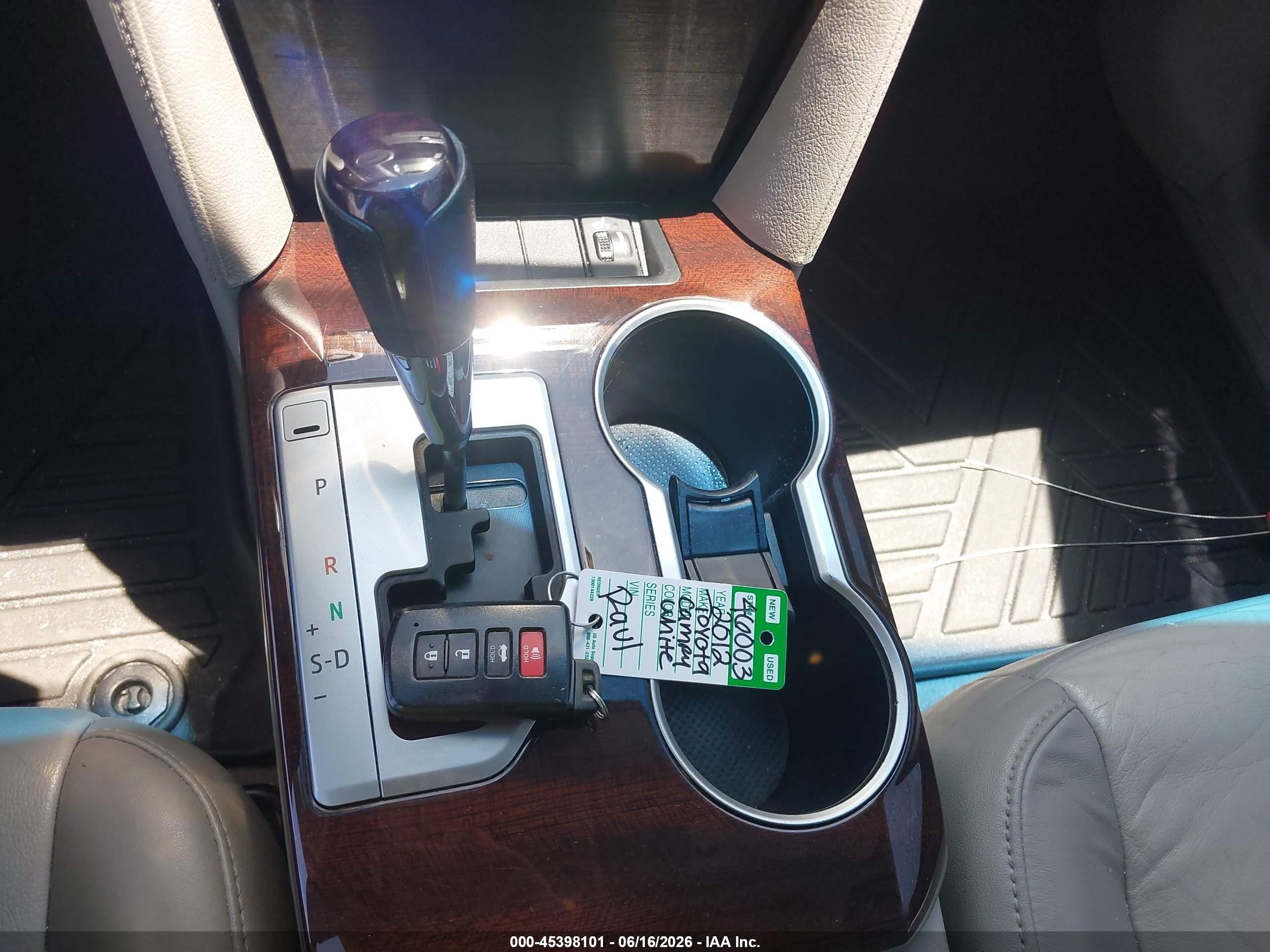 2012 Toyota Camry Xle Белый vin: 4T1BF1FK7CU501322