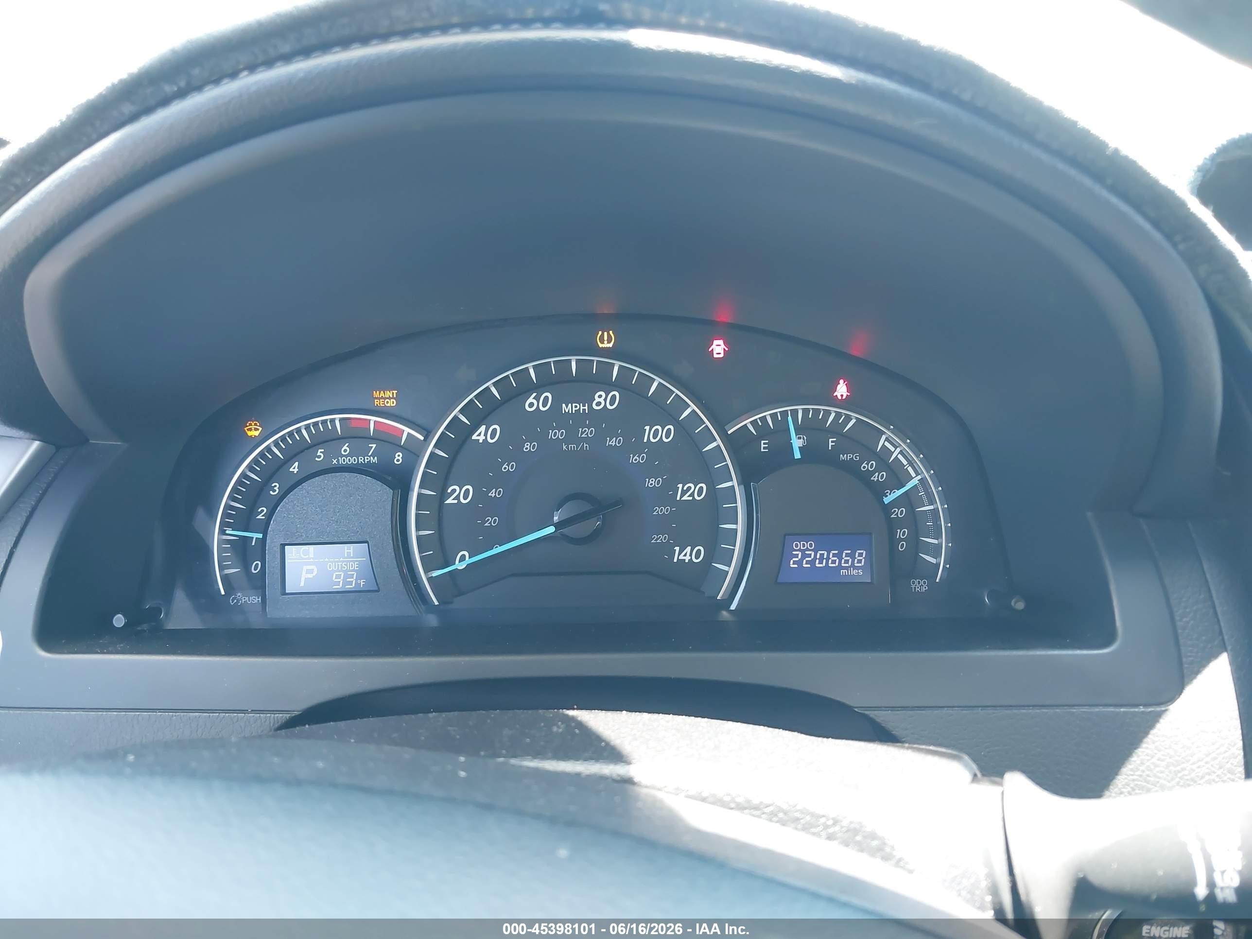 2012 Toyota Camry Xle Белый vin: 4T1BF1FK7CU501322