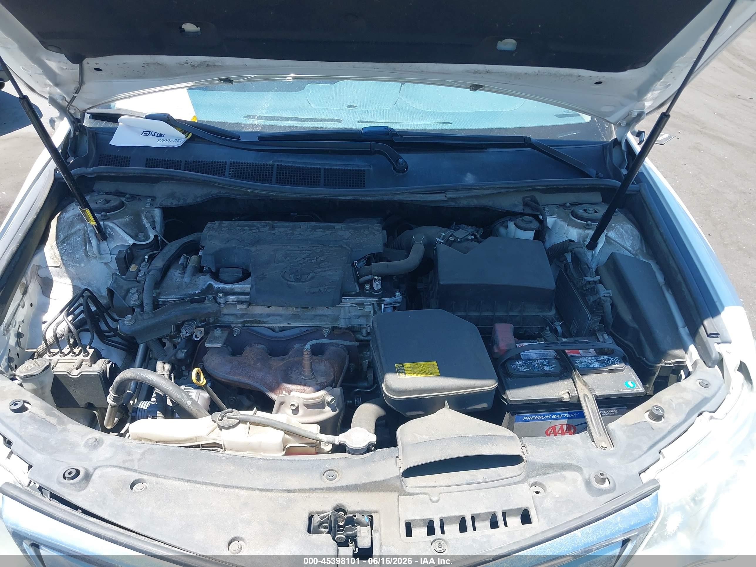 2012 Toyota Camry Xle Белый vin: 4T1BF1FK7CU501322