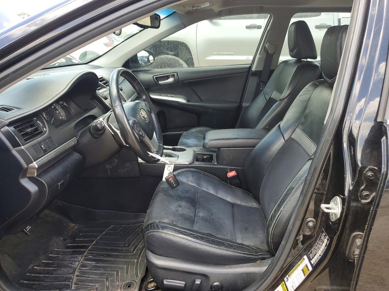 2012 Toyota Camry Se Black vin: 4T1BF1FK7CU508772