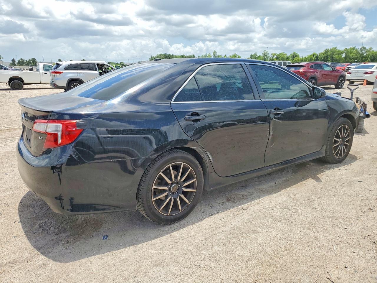 2012 Toyota Camry Se Black vin: 4T1BF1FK7CU508772