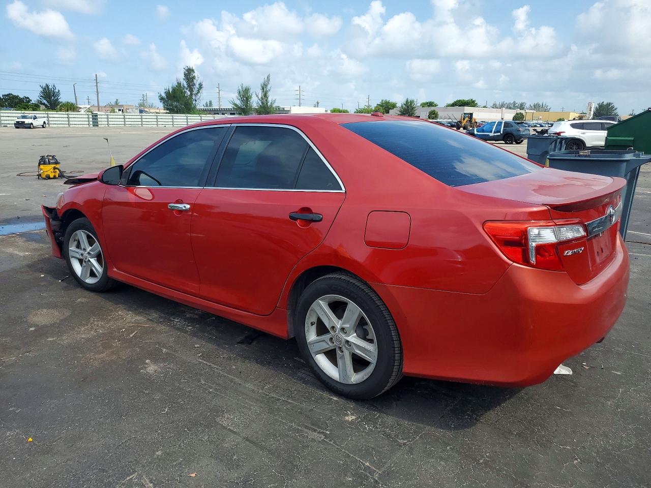 2012 Toyota Camry Se Red vin: 4T1BF1FK7CU509422