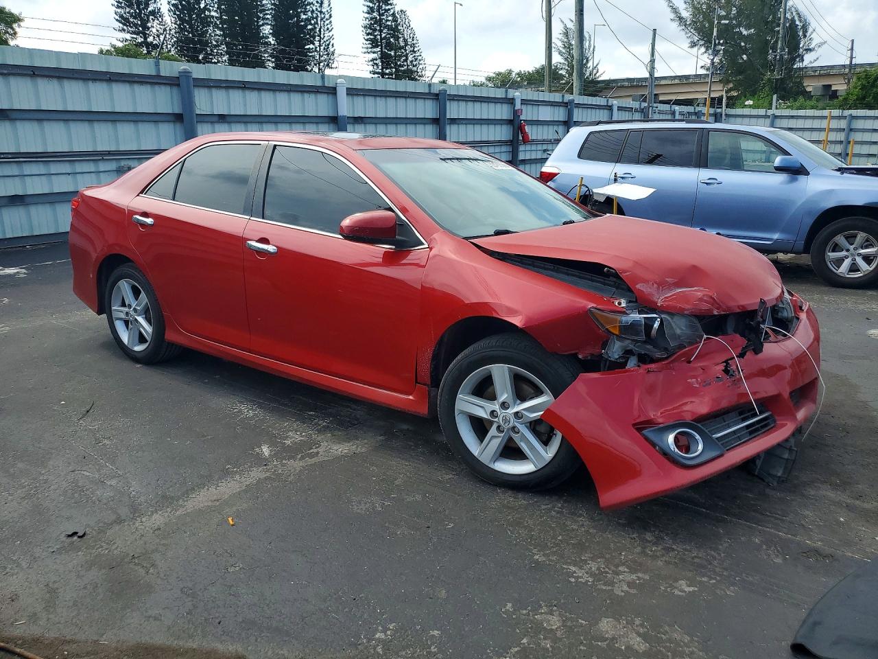 2012 Toyota Camry Se Red vin: 4T1BF1FK7CU509422