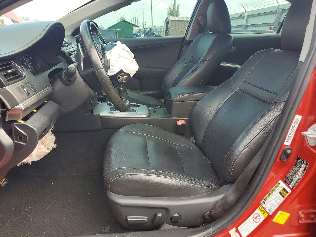 2012 Toyota Camry Se Red vin: 4T1BF1FK7CU509422