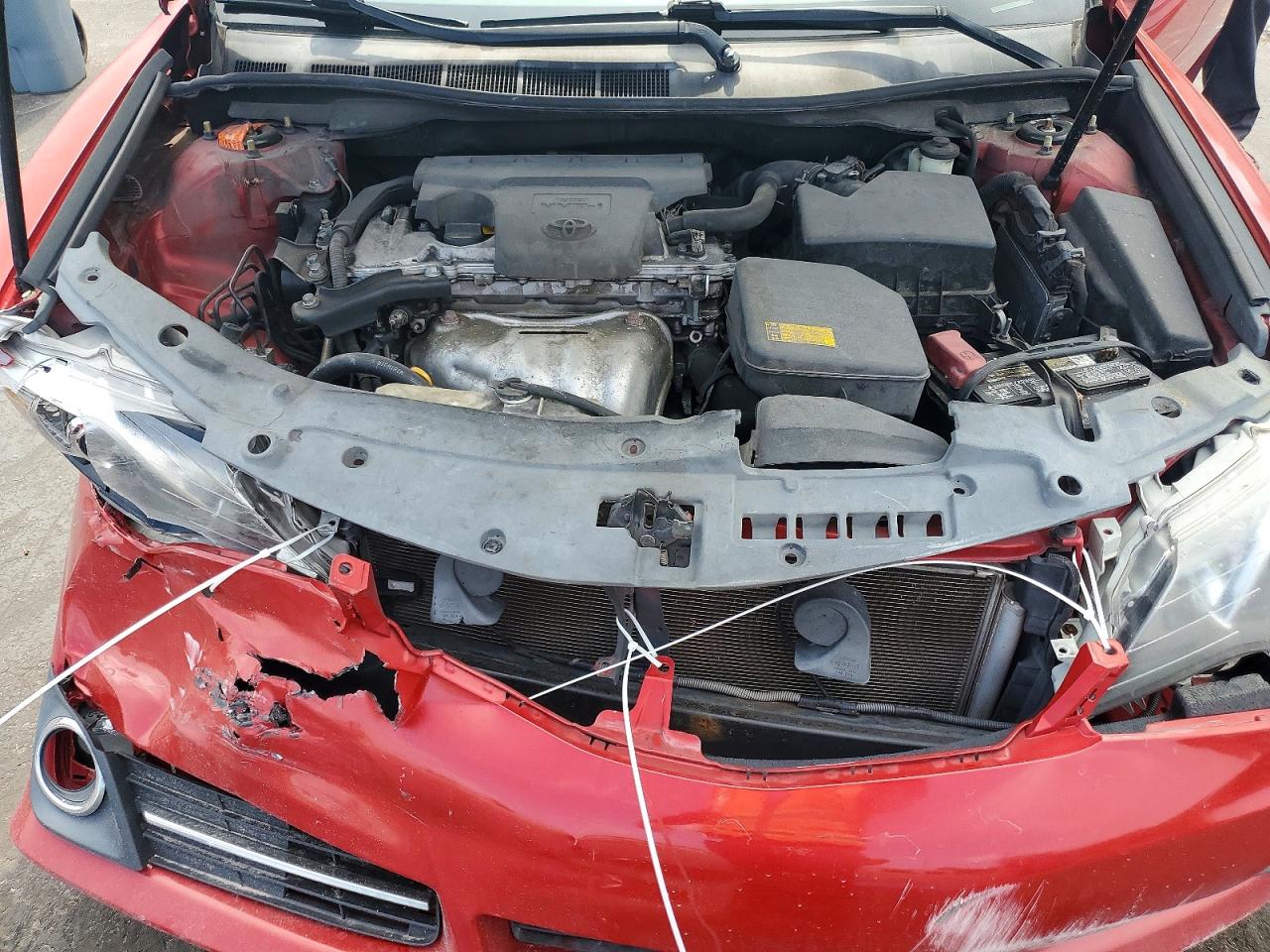 2012 Toyota Camry Se Red vin: 4T1BF1FK7CU509422