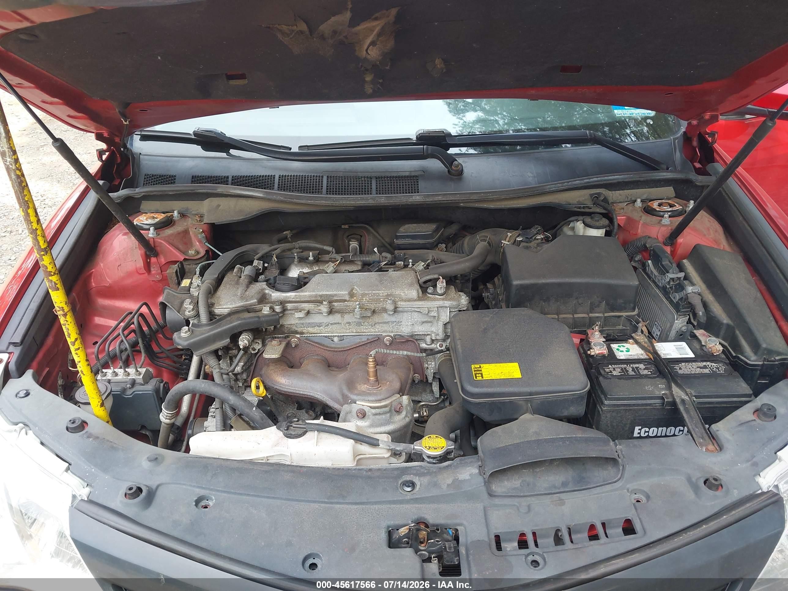 2012 Toyota Camry Se Red vin: 4T1BF1FK7CU511395