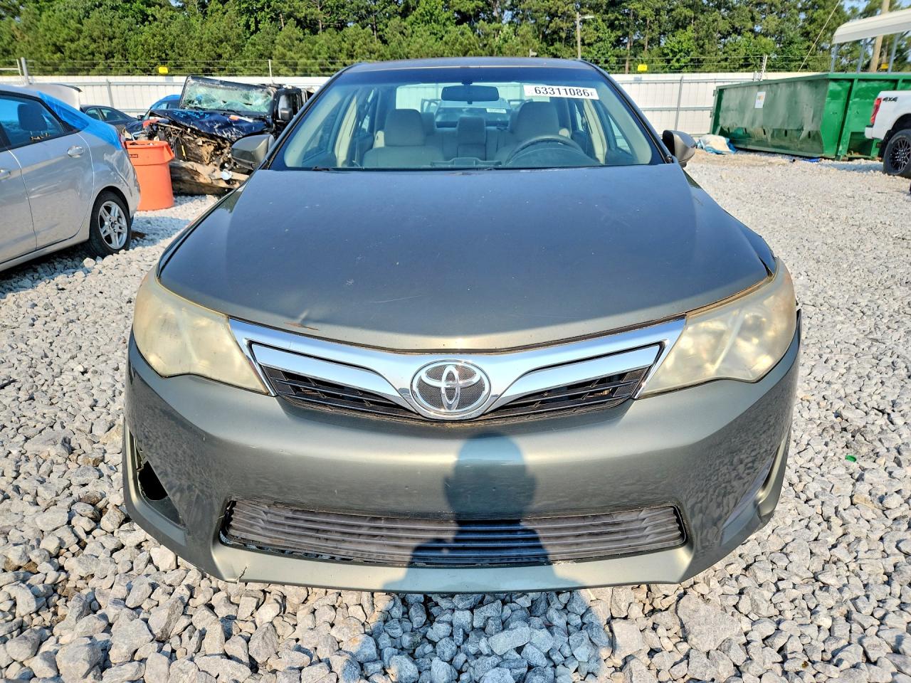 2012 Toyota Camry Le Green vin: 4T1BF1FK7CU512336