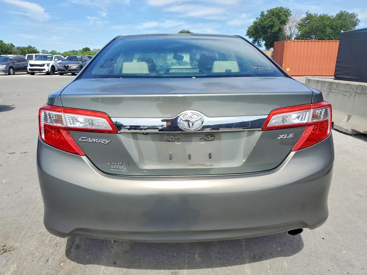 2012 Toyota Camry Xle Зеленый vin: 4T1BF1FK7CU533154