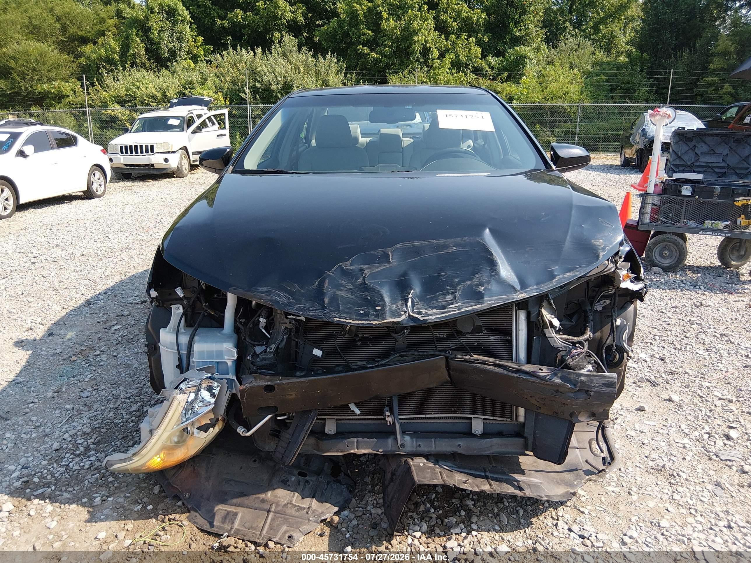 2012 Toyota Camry Xle Black vin: 4T1BF1FK7CU537544