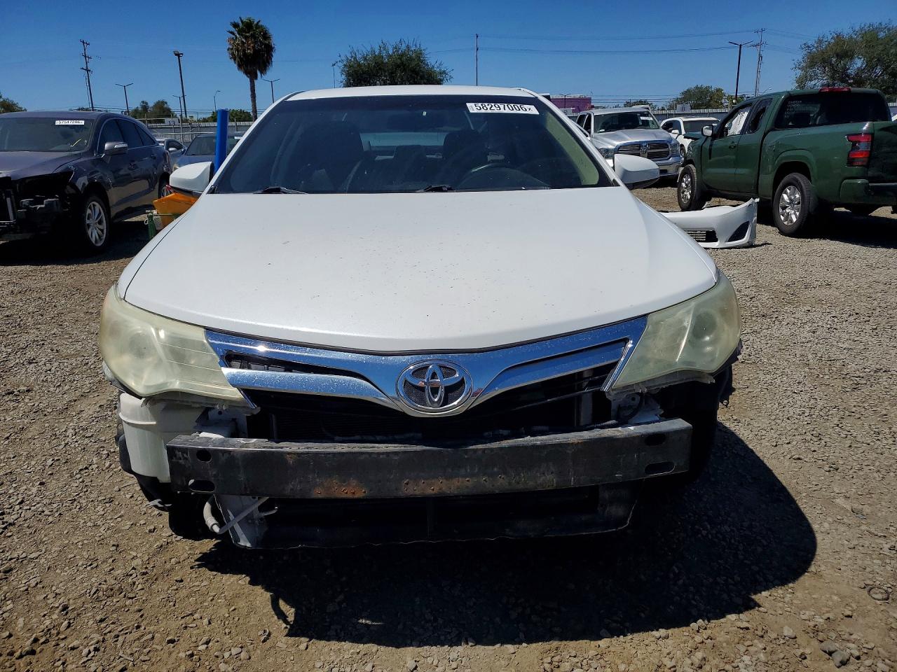 2012 Toyota Camry Le White vin: 4T1BF1FK7CU542162