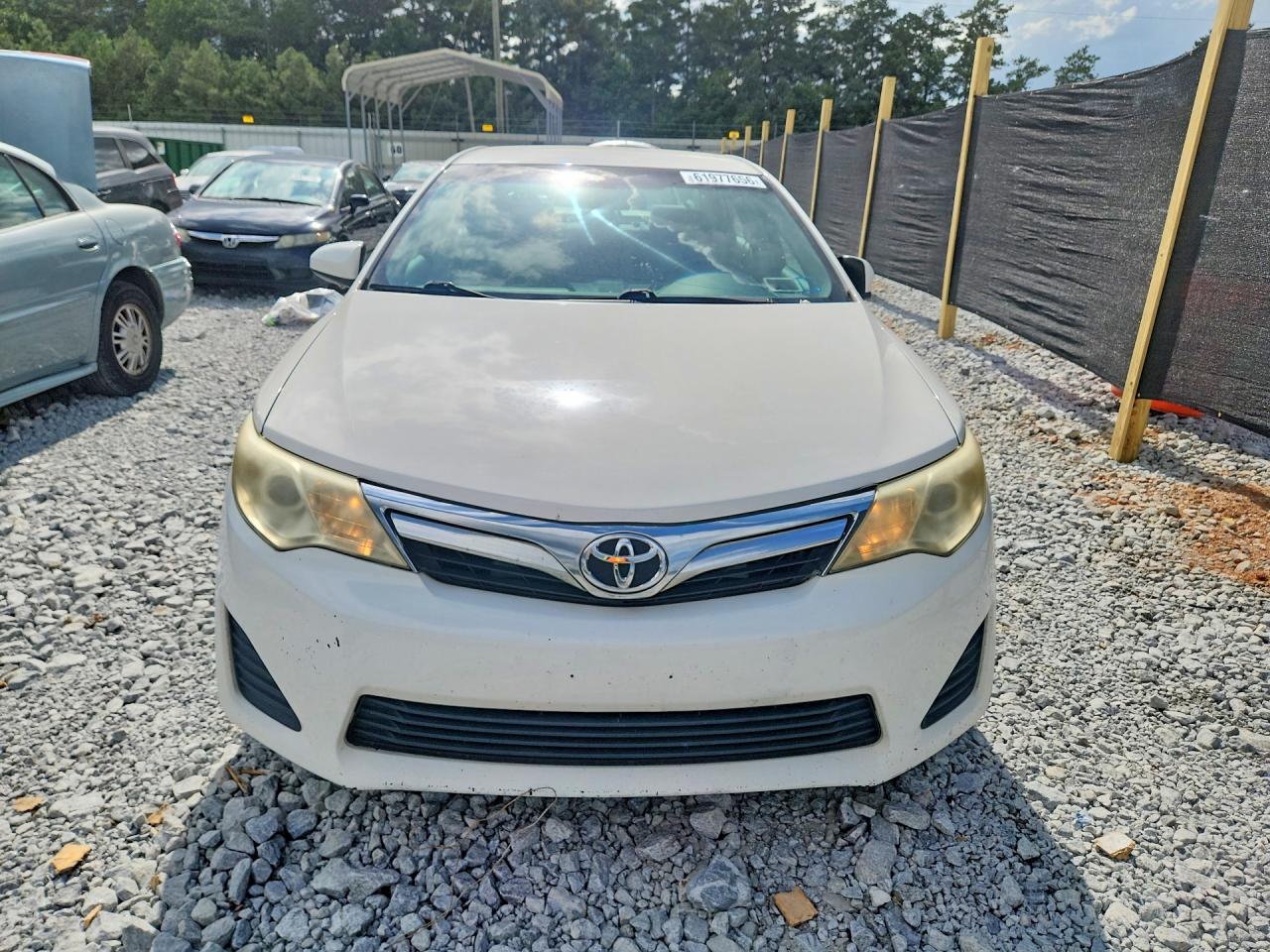 2012 Toyota Camry Le White vin: 4T1BF1FK7CU553159