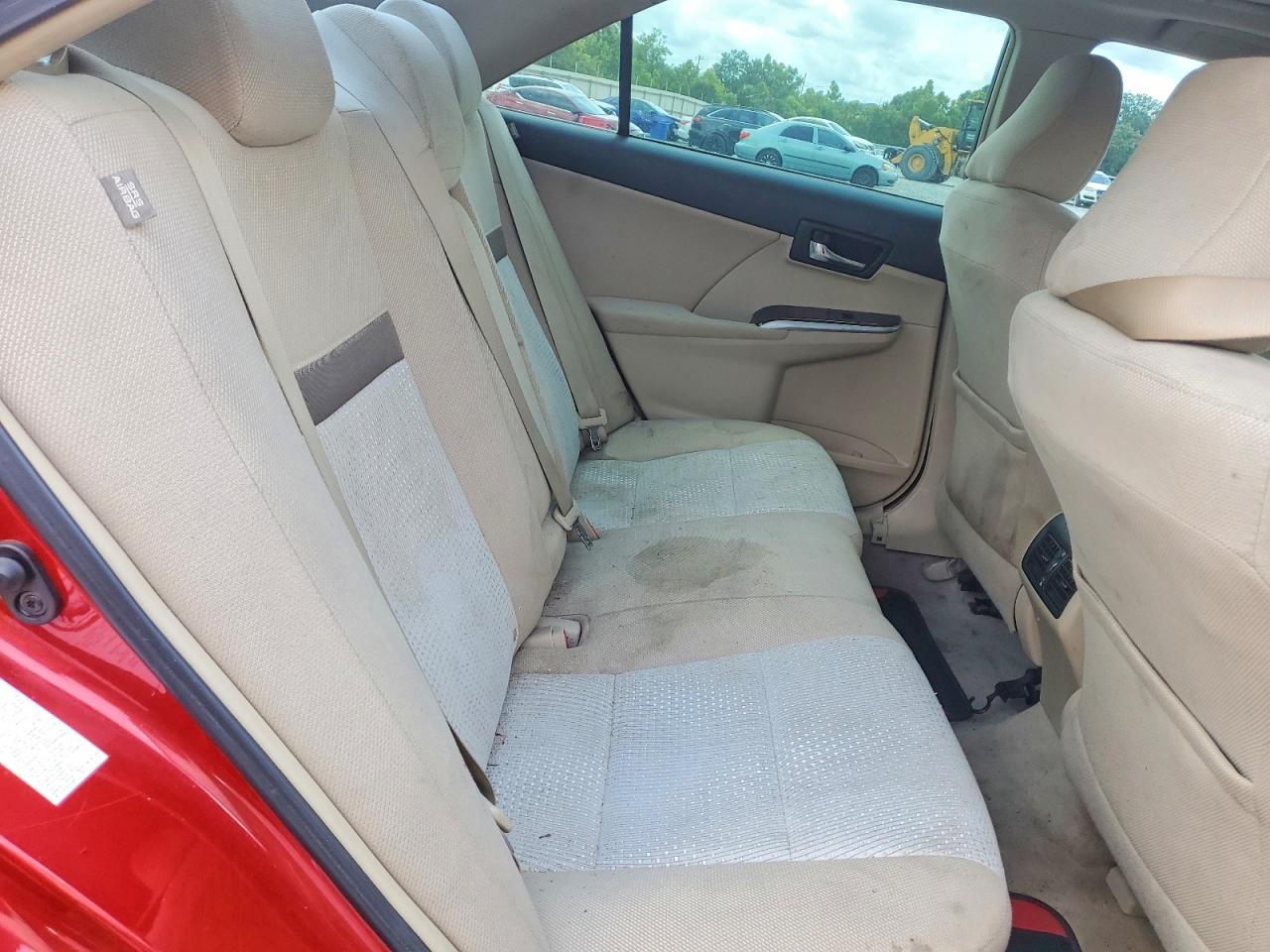 2012 Toyota Camry Xle Red vin: 4T1BF1FK7CU554778