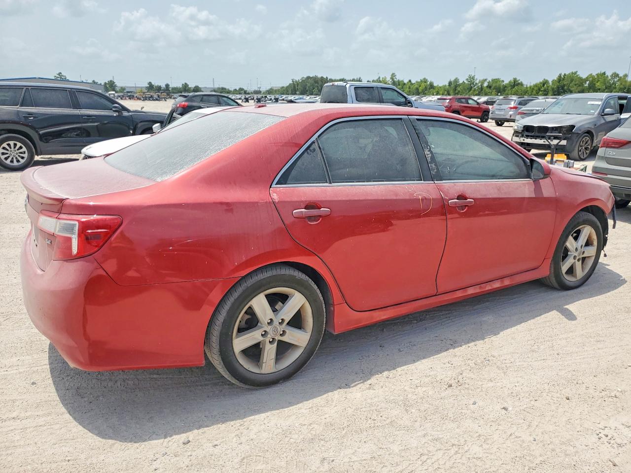 2012 Toyota Camry Se Red vin: 4T1BF1FK7CU557566