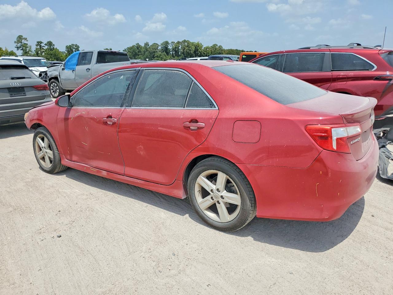 2012 Toyota Camry Se Red vin: 4T1BF1FK7CU557566