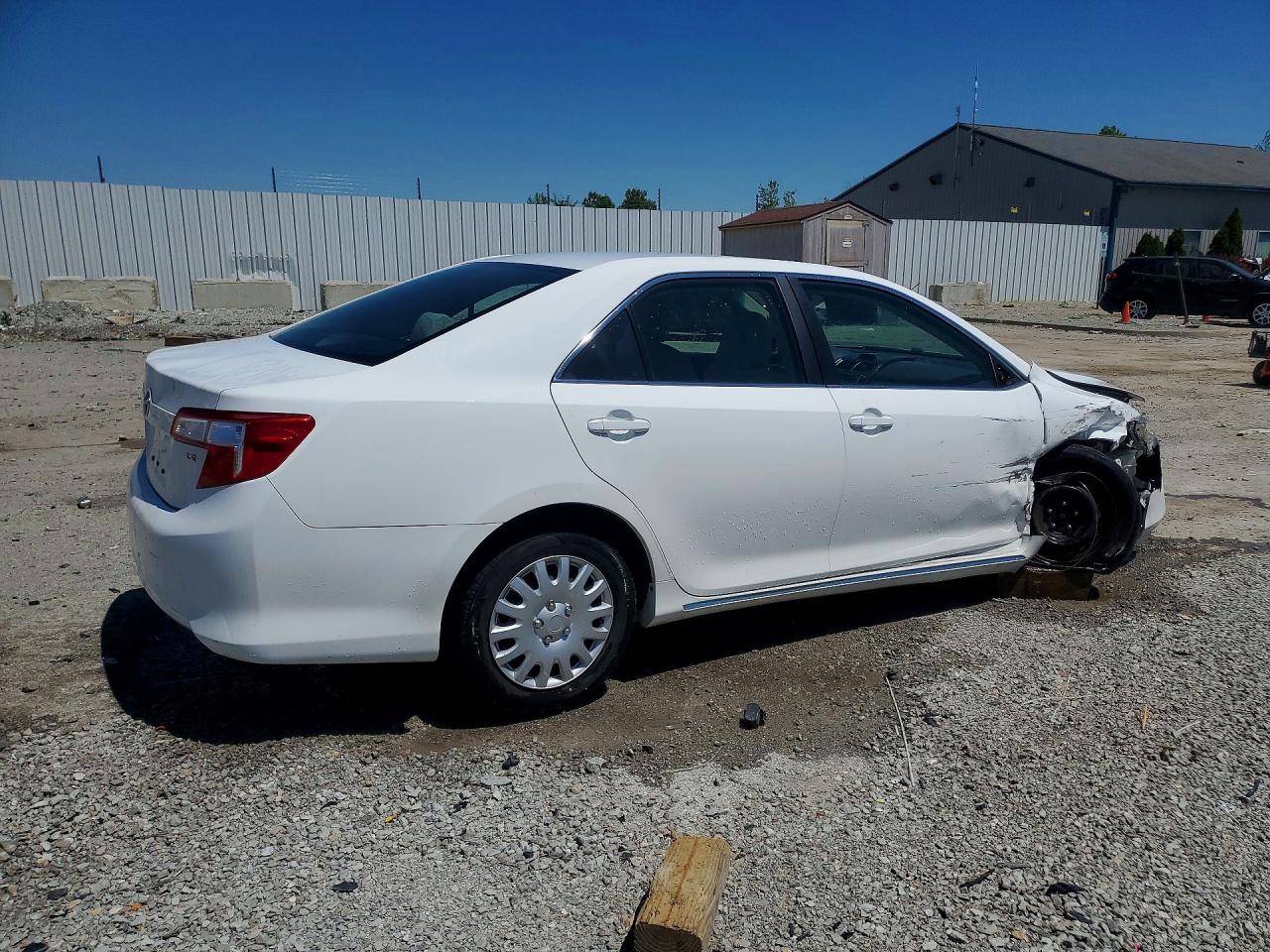 2012 Toyota Camry Le White vin: 4T1BF1FK7CU558989