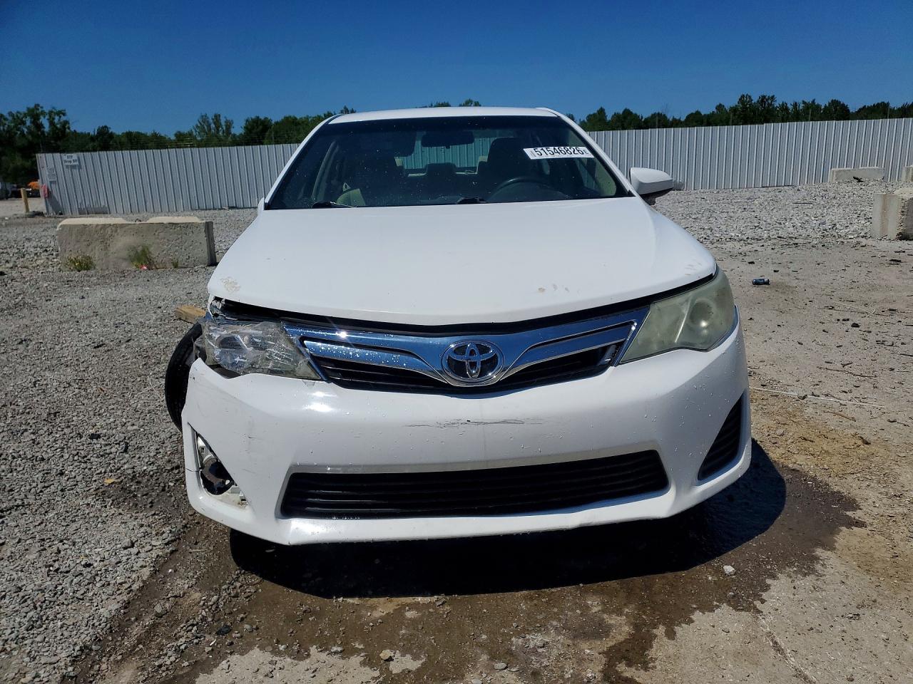 2012 Toyota Camry Le White vin: 4T1BF1FK7CU558989