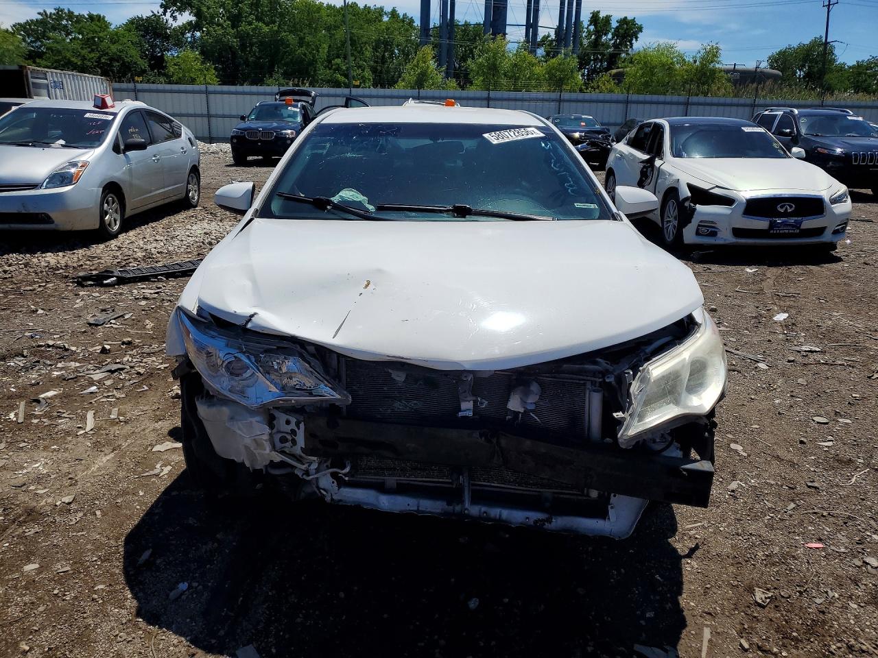 2012 Toyota Camry Le White vin: 4T1BF1FK7CU562590