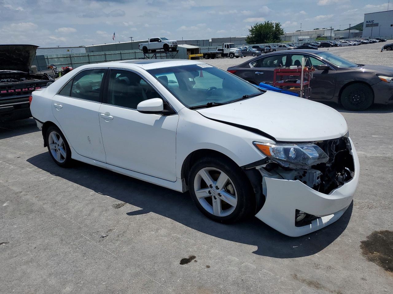 2012 Toyota Camry Se White vin: 4T1BF1FK7CU571824