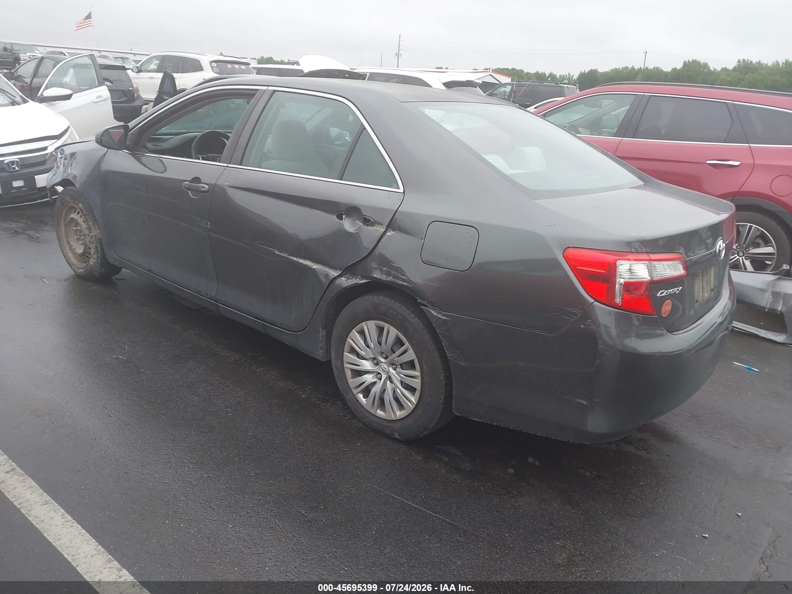 2012 Toyota Camry L Серый vin: 4T1BF1FK7CU572939