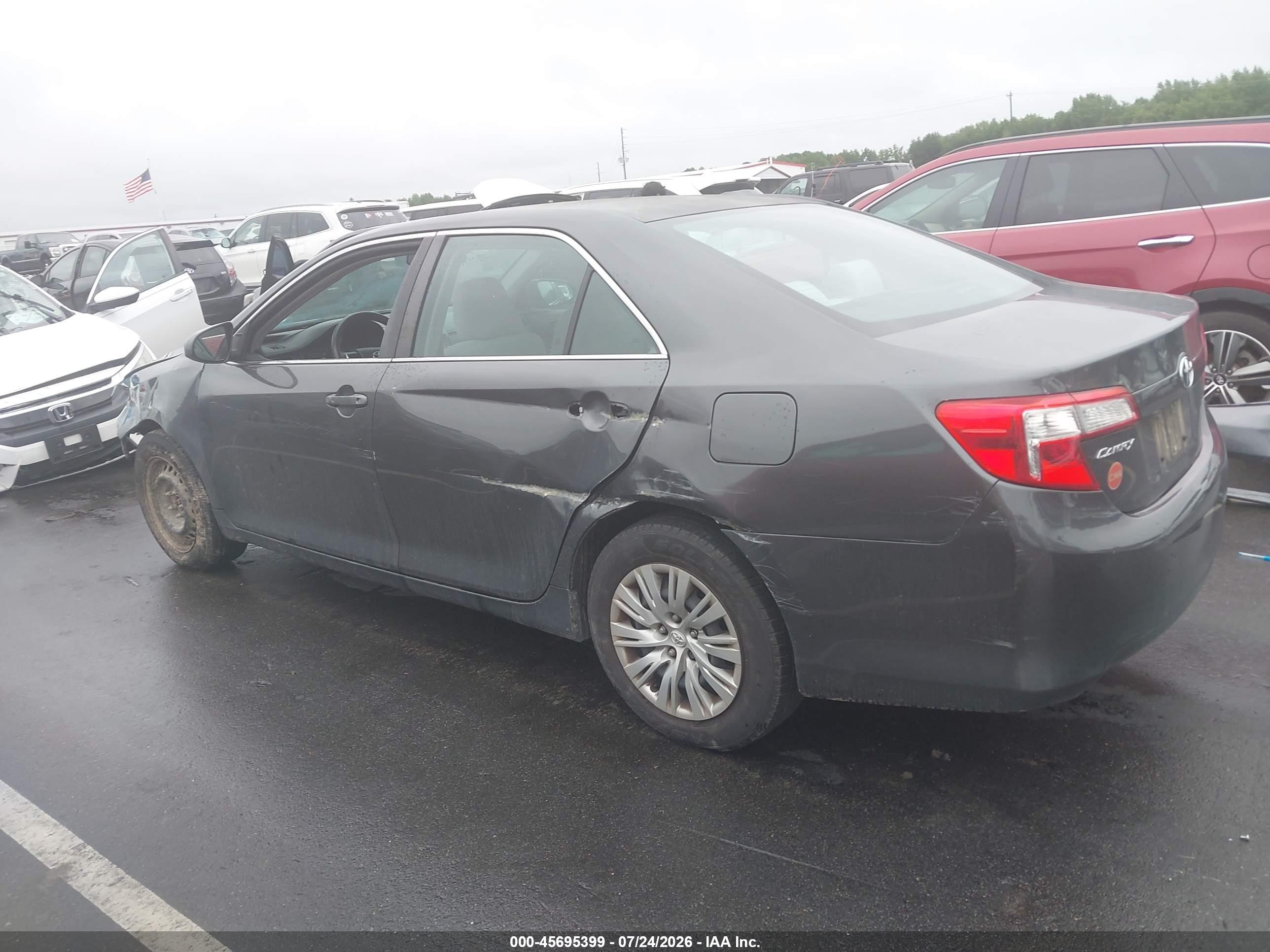 2012 Toyota Camry L Серый vin: 4T1BF1FK7CU572939