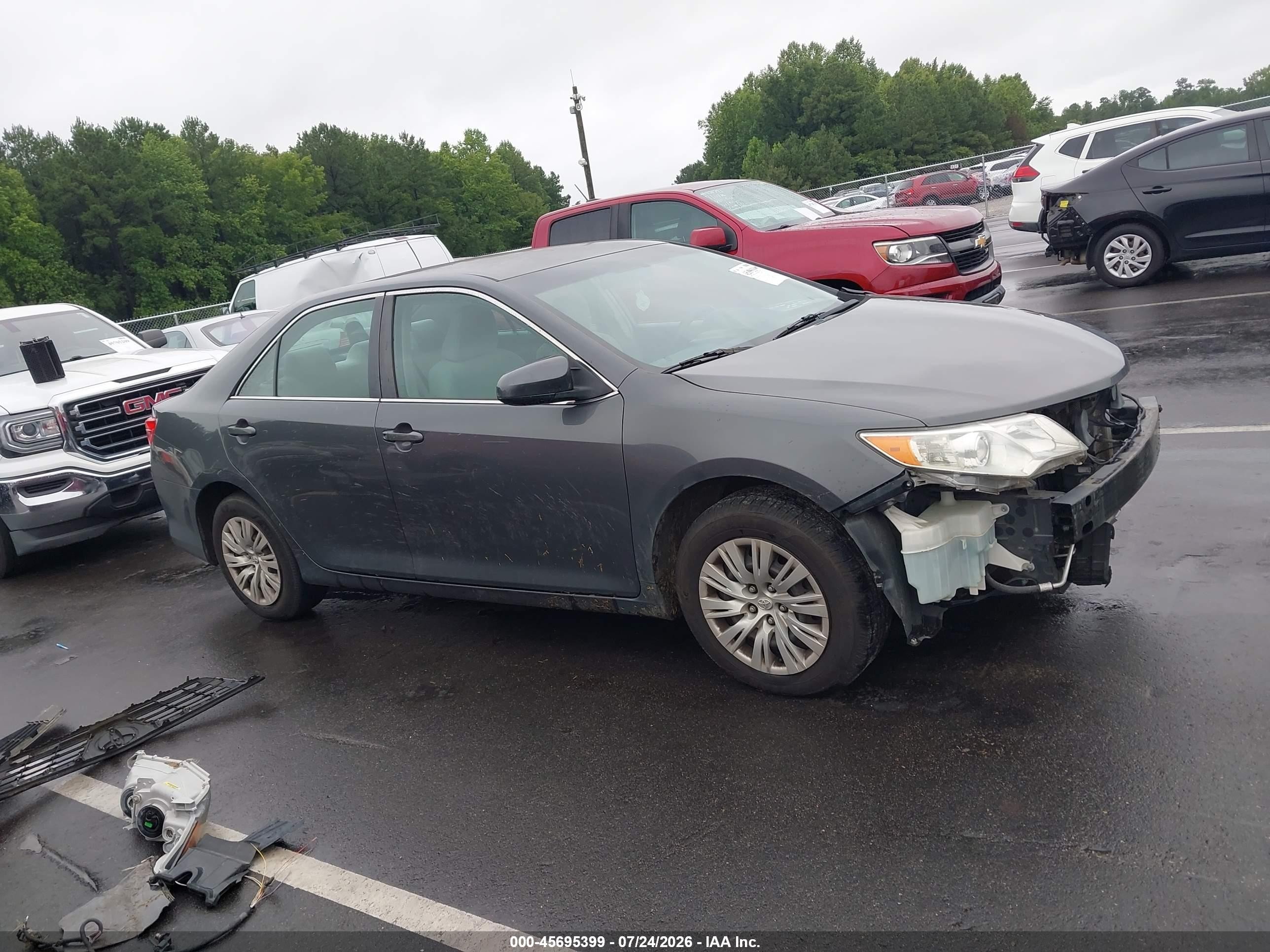 2012 Toyota Camry L Серый vin: 4T1BF1FK7CU572939