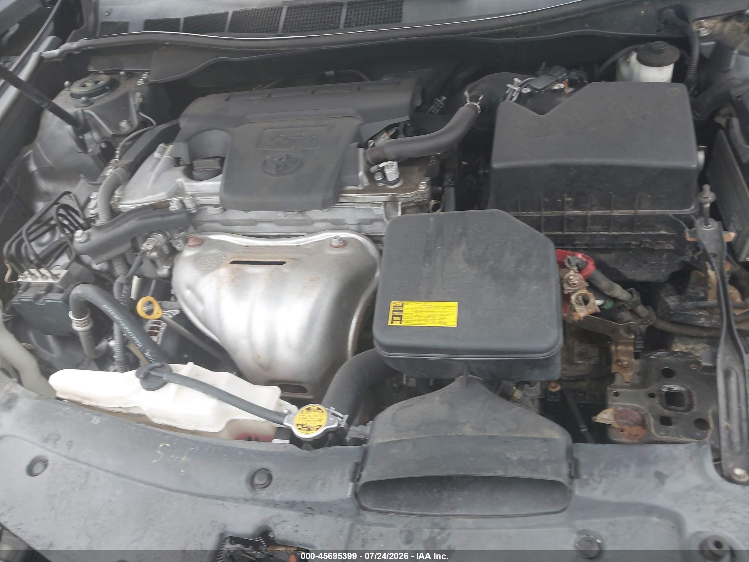 2012 Toyota Camry L Серый vin: 4T1BF1FK7CU572939