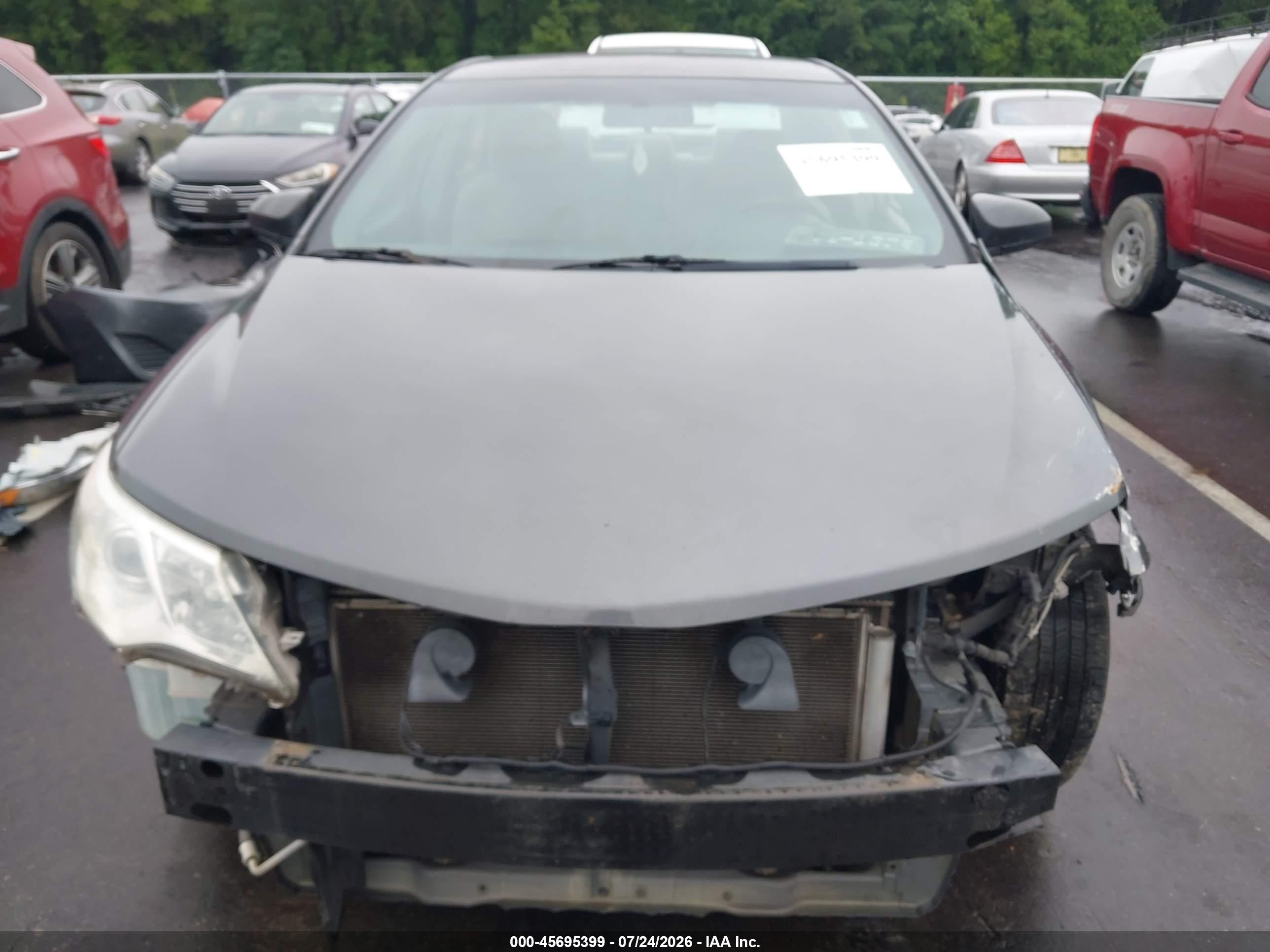 2012 Toyota Camry L Серый vin: 4T1BF1FK7CU572939