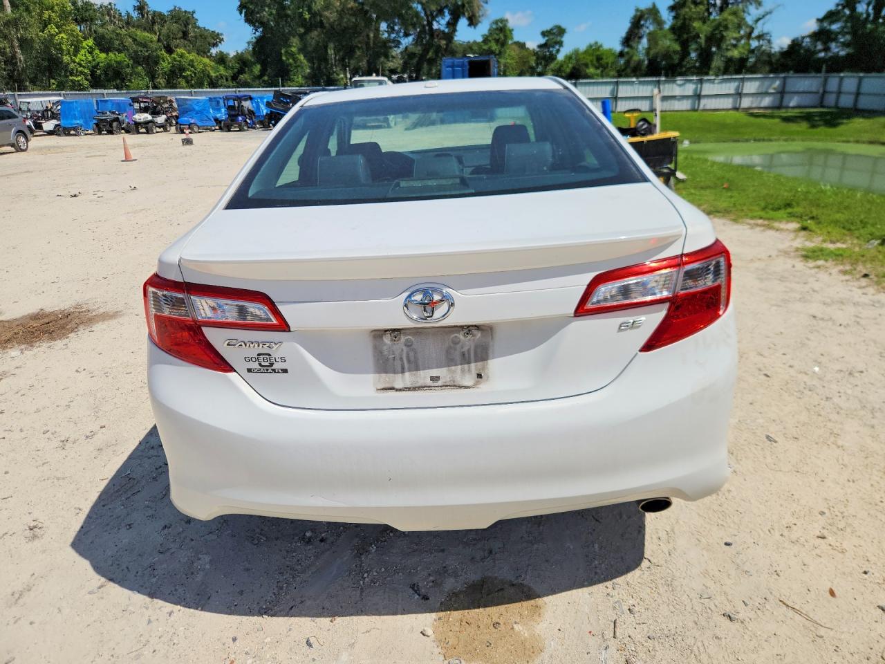 2012 Toyota Camry Se Белый vin: 4T1BF1FK7CU579678