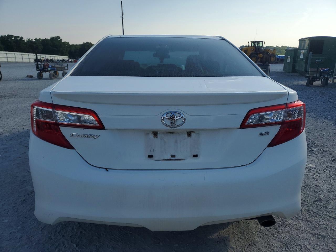 2012 Toyota Camry Se White vin: 4T1BF1FK7CU583200