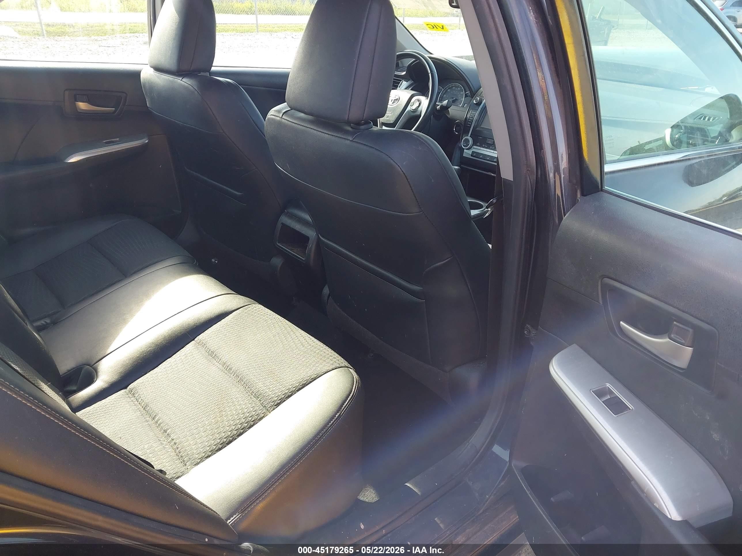 2012 Toyota Camry Se Black vin: 4T1BF1FK7CU585027