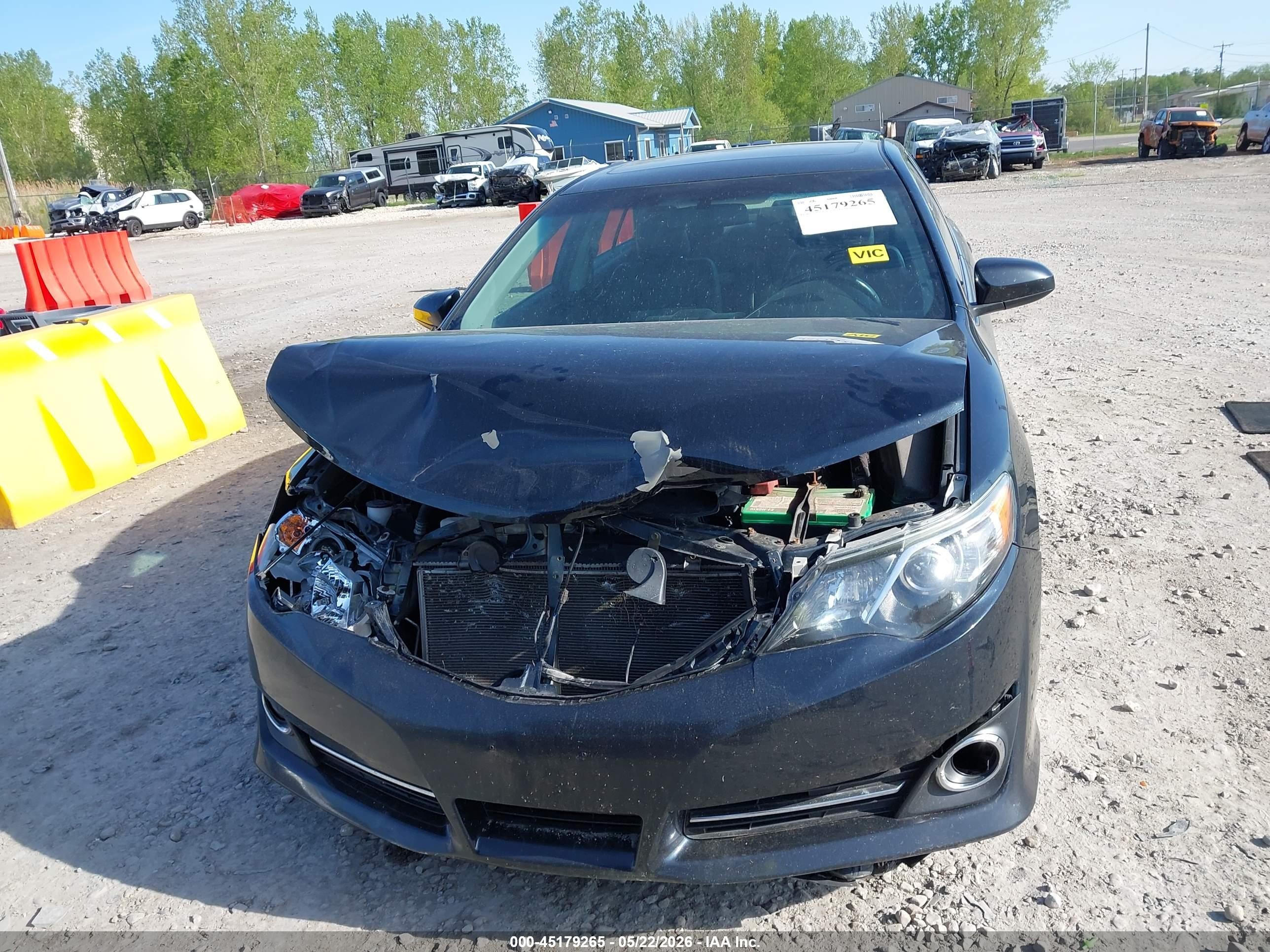2012 Toyota Camry Se Black vin: 4T1BF1FK7CU585027
