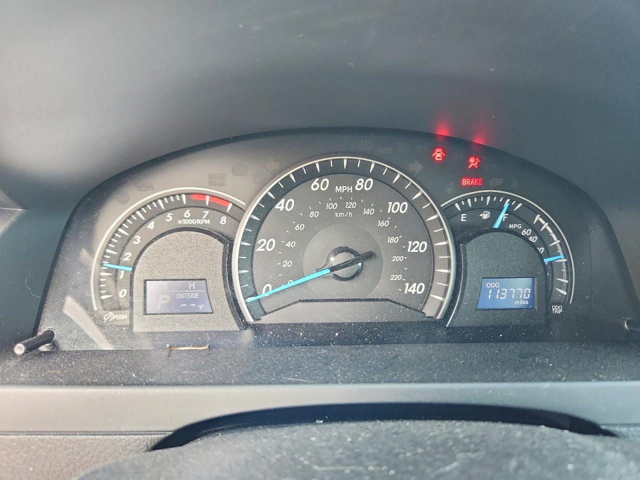 2012 Toyota Camry Le Синий vin: 4T1BF1FK7CU588722