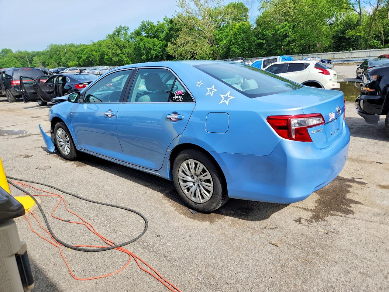 2012 Toyota Camry Le Синий vin: 4T1BF1FK7CU588722