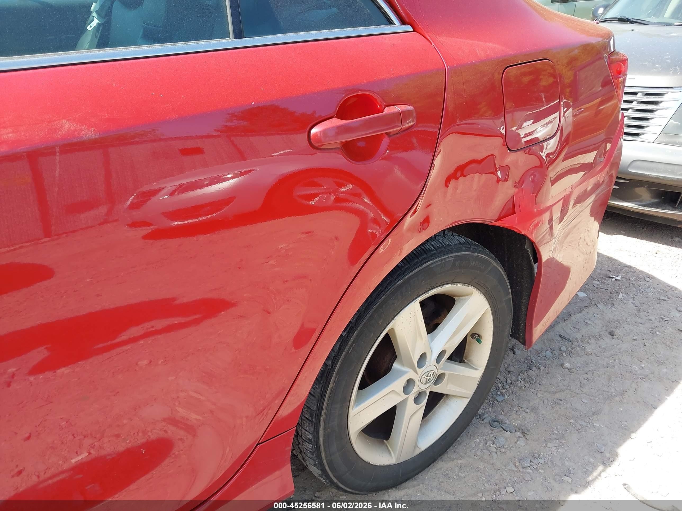 2012 Toyota Camry Se Red vin: 4T1BF1FK7CU601484
