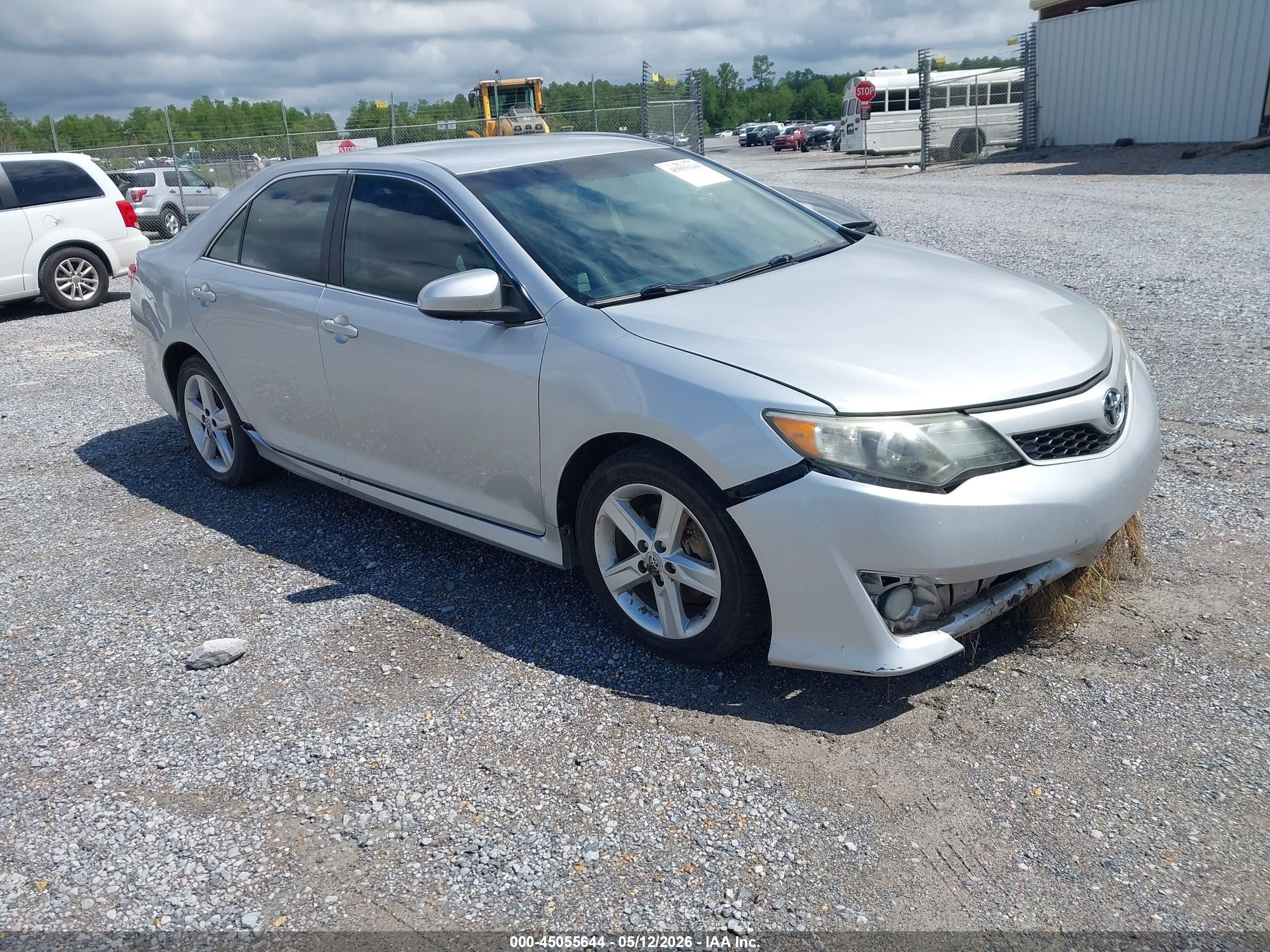 2012 Toyota Camry Se Silver vin: 4T1BF1FK7CU603462