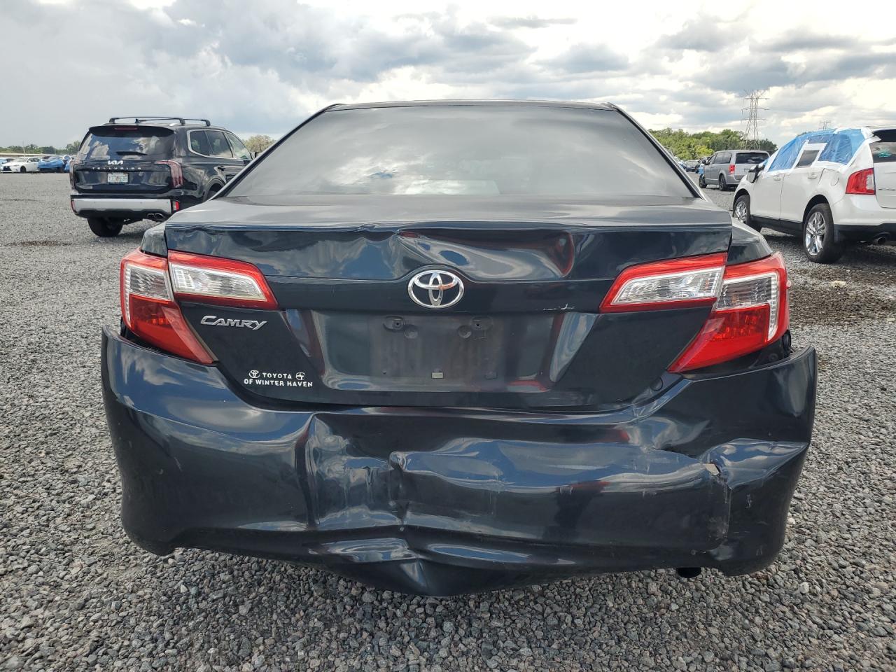 2012 Toyota Camry L Black vin: 4T1BF1FK7CU606166