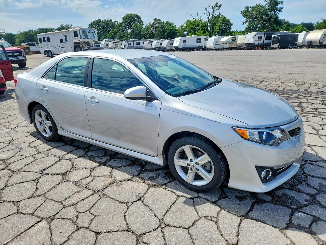 2012 Toyota Camry Se Silver vin: 4T1BF1FK7CU609567