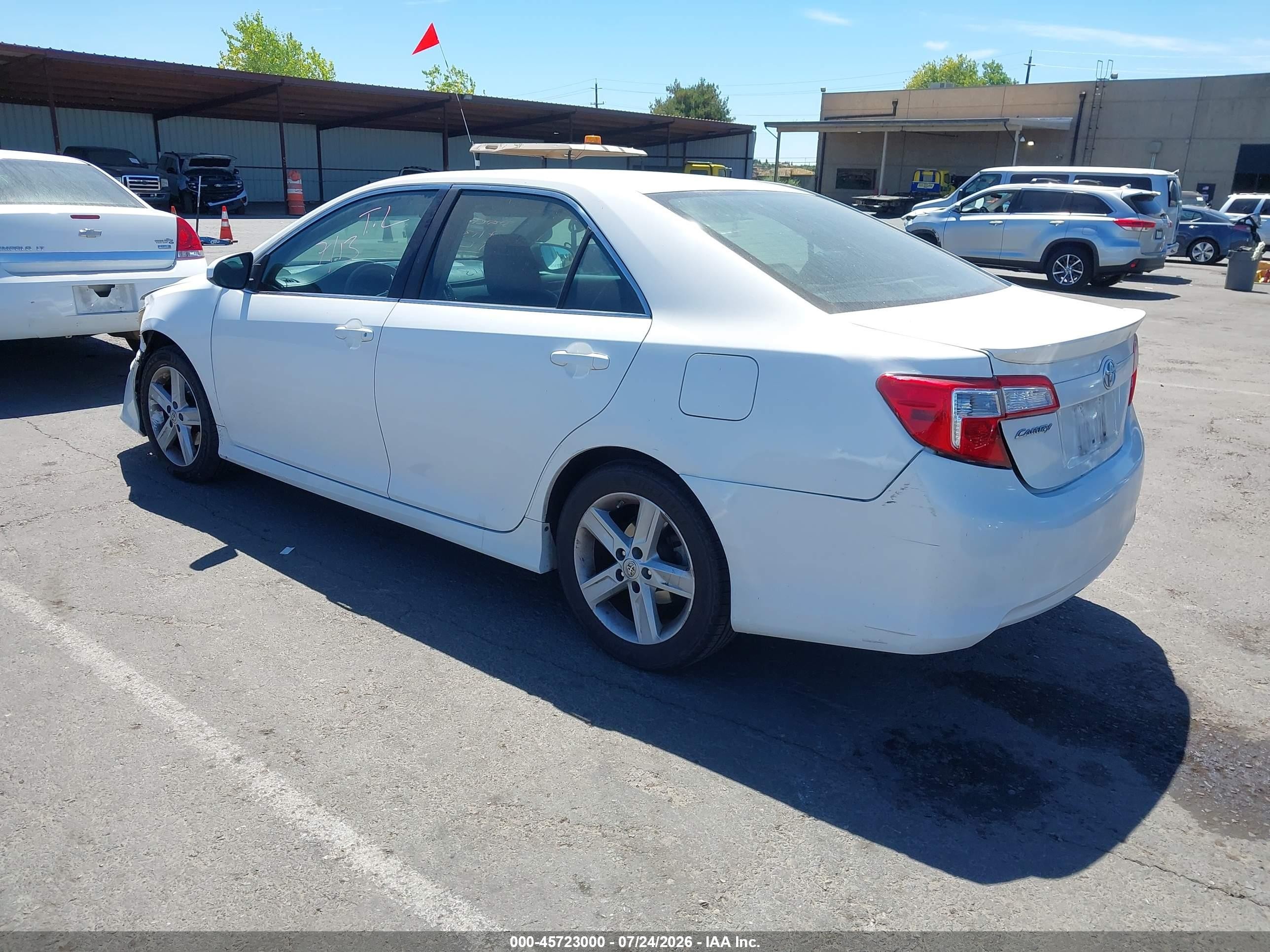 2012 Toyota Camry Se Белый vin: 4T1BF1FK7CU610461
