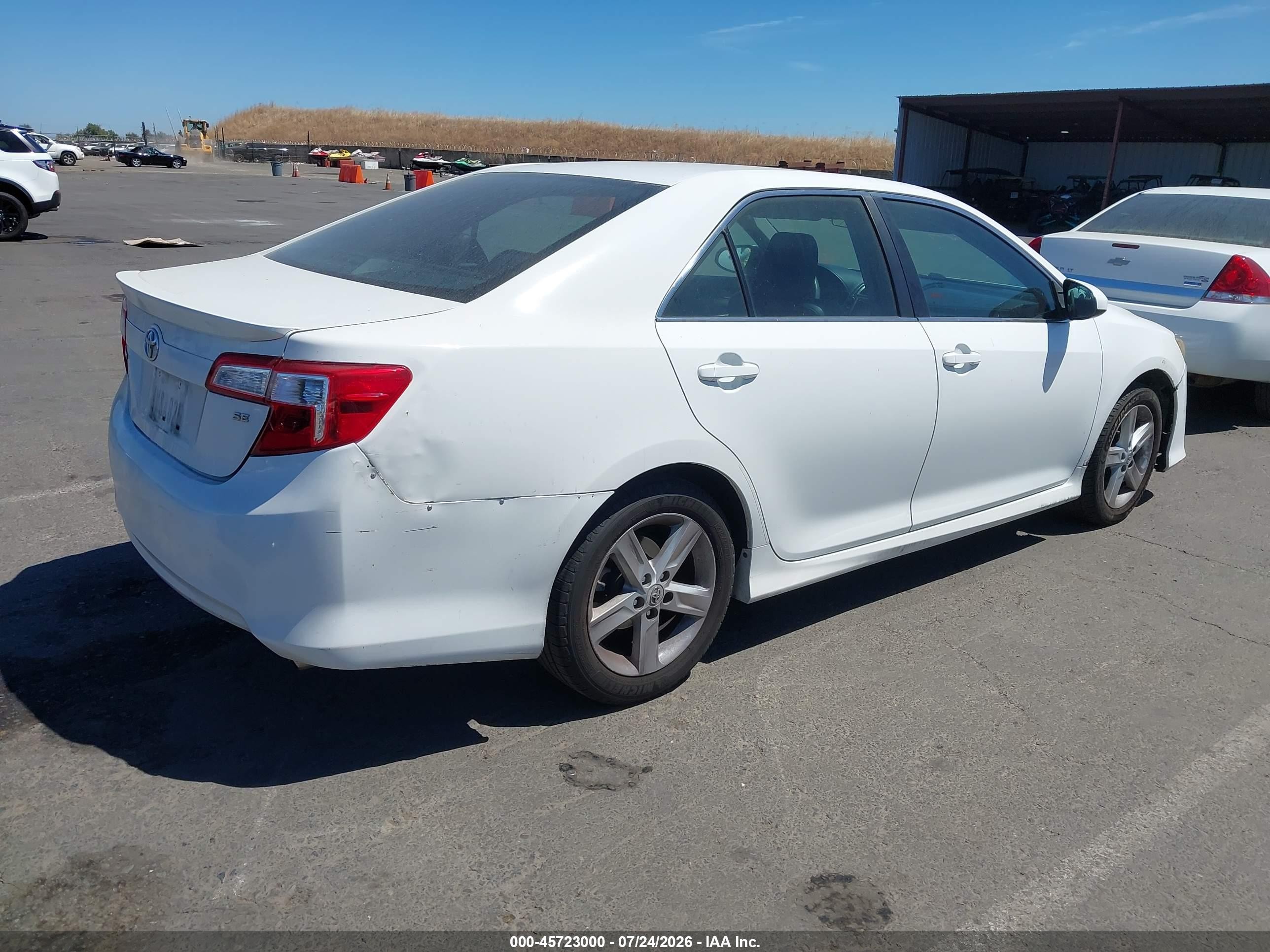 2012 Toyota Camry Se Белый vin: 4T1BF1FK7CU610461