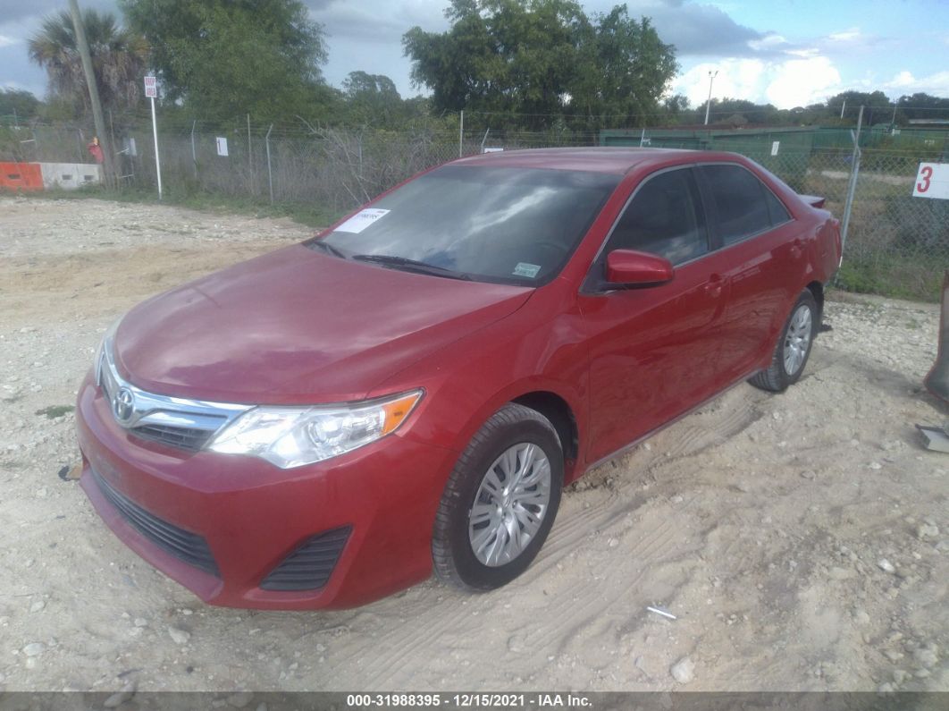 2012 Toyota Camry L/le/se/xle Red vin: 4T1BF1FK7CU610864