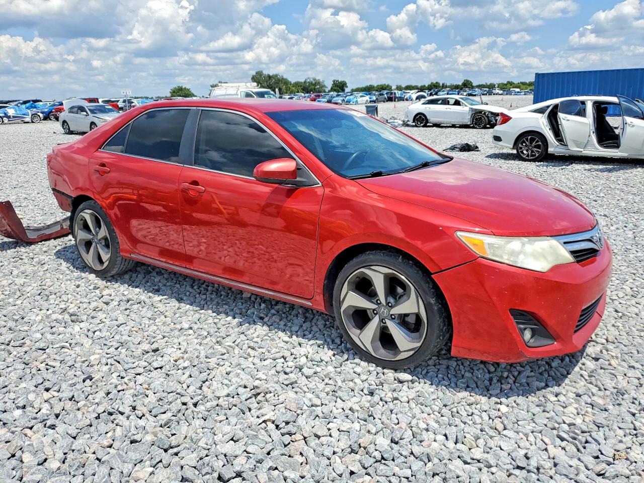 2012 Toyota Camry Le Красный vin: 4T1BF1FK7CU610864