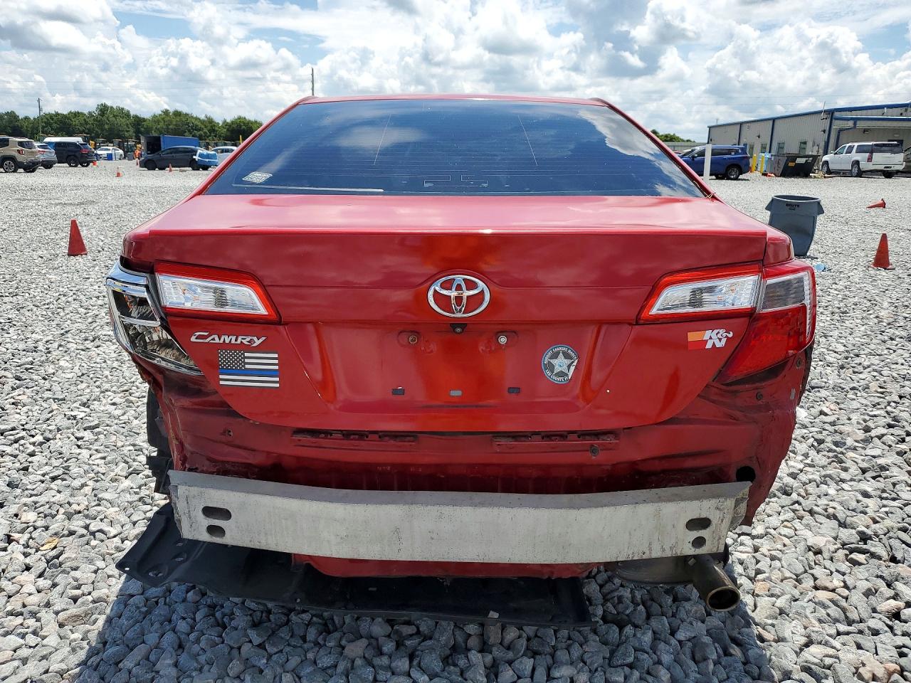 2012 Toyota Camry Le Красный vin: 4T1BF1FK7CU610864