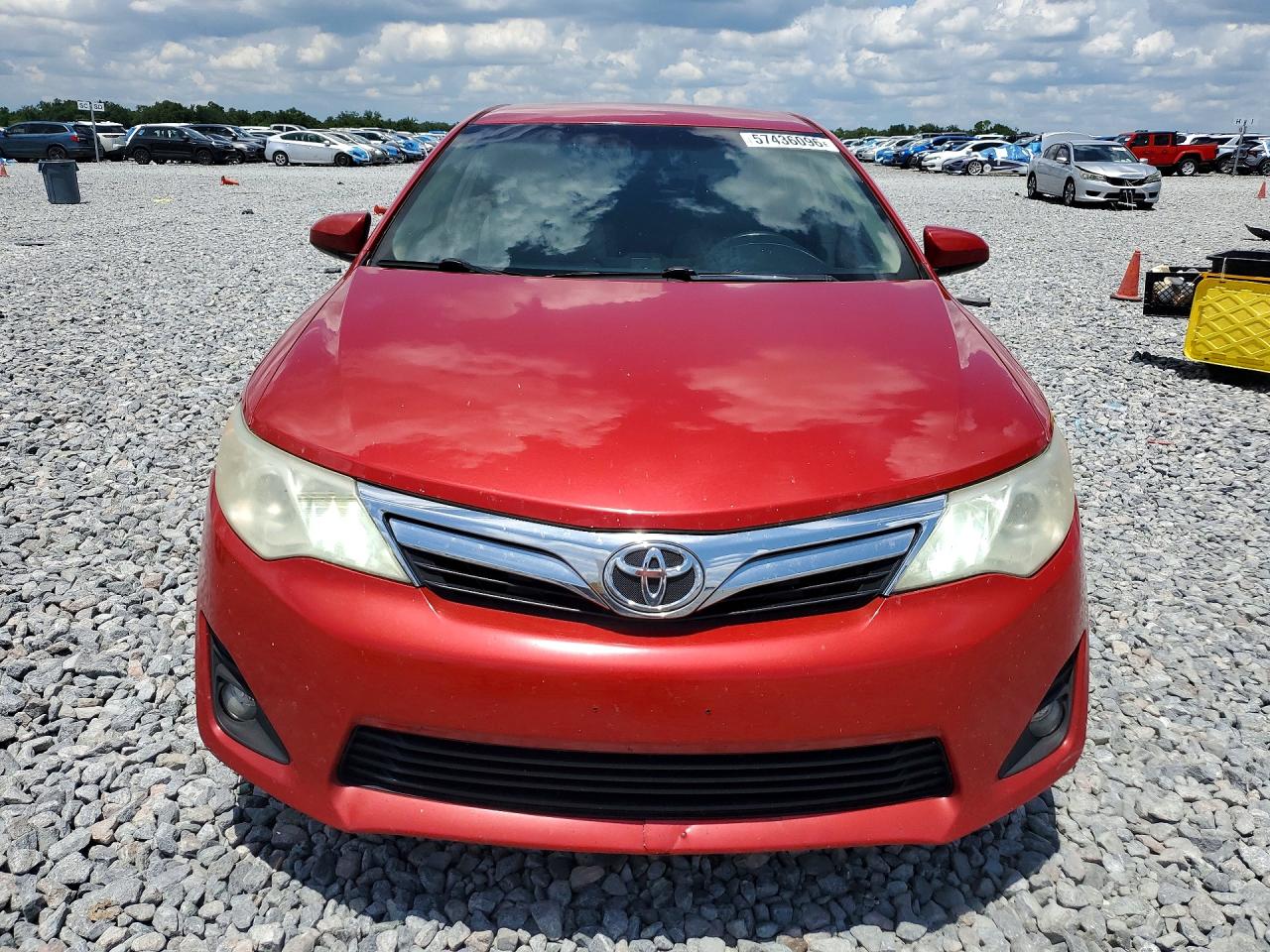 2012 Toyota Camry Le Красный vin: 4T1BF1FK7CU610864