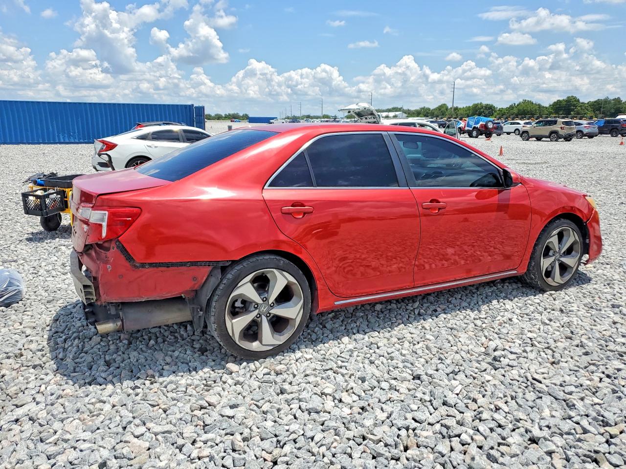 2012 Toyota Camry Le Красный vin: 4T1BF1FK7CU610864