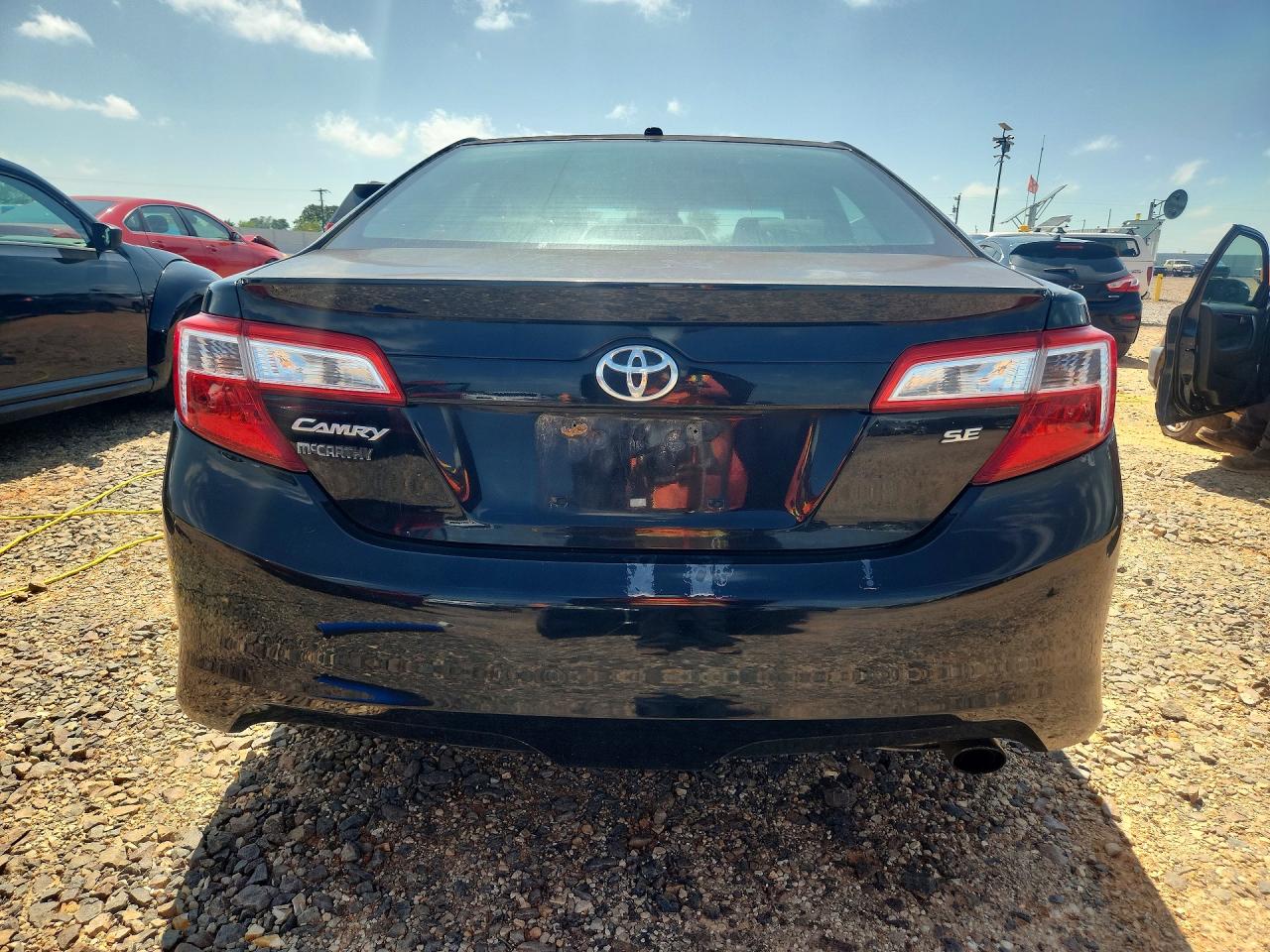 2012 Toyota Camry Se Black vin: 4T1BF1FK7CU614848